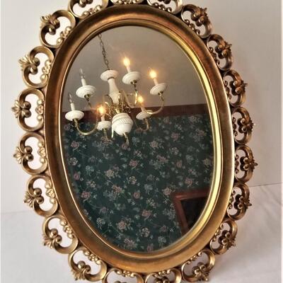 Lot #52  Vintage Standing Vanity Mirror
