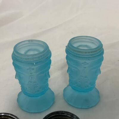 [153] VINTAGE | LG Wright | Three Face Mist Blue | Salt and Pepper