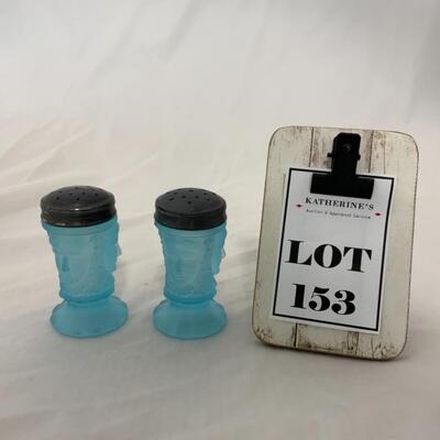 [153] VINTAGE | LG Wright | Three Face Mist Blue | Salt and Pepper