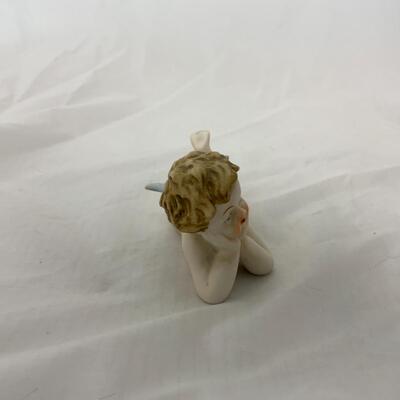 [155] VINTAGE | Three Ceramic Angels | Cherubs