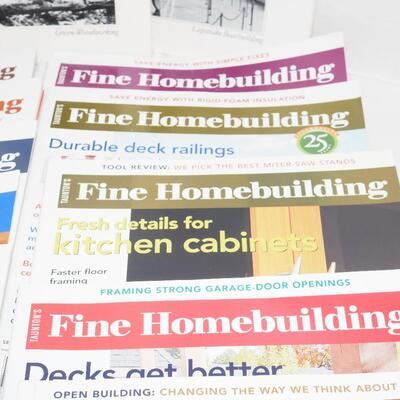 Lot 58 Fine Home Building and Wood worker vintage Magazines