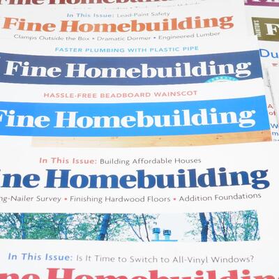 Lot 58 Fine Home Building and Wood worker vintage Magazines