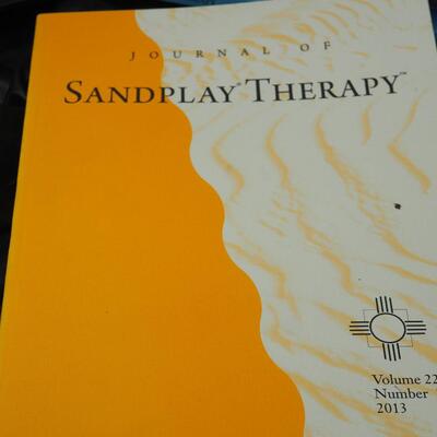 Lot 67 Sand Play therapy journals and books