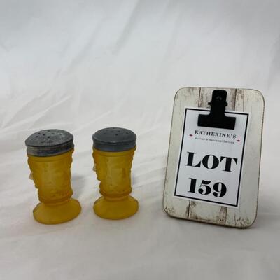 {159} VINTAGE | LG Wright | Three Face Amber | Salt and Pepper
