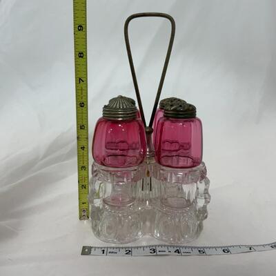 [160] ANTIQUE | 1870s | Condiment Set | Cruet Set