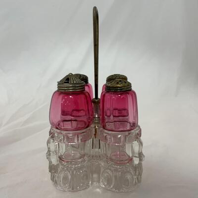 [160] ANTIQUE | 1870s | Condiment Set | Cruet Set