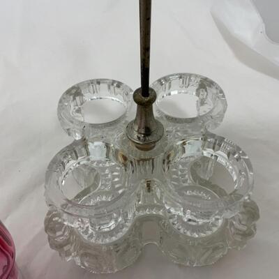 [160] ANTIQUE | 1870s | Condiment Set | Cruet Set