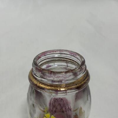 [163] ANTIQUE | Hand Painted | Salt Shaker with Agitator 