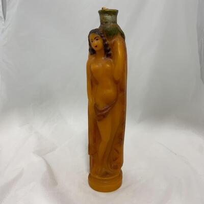 [167] VINTAGE | Nude Figure Candle | 13.25â€ Tall