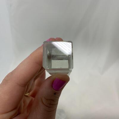 [169] VINTAGE | Crystal Knife Rests | Lalique | Baccarat