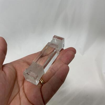 [169] VINTAGE | Crystal Knife Rests | Lalique | Baccarat