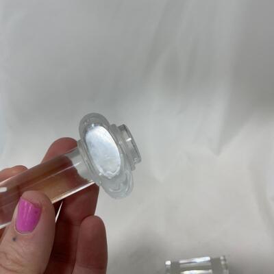 [169] VINTAGE | Crystal Knife Rests | Lalique | Baccarat