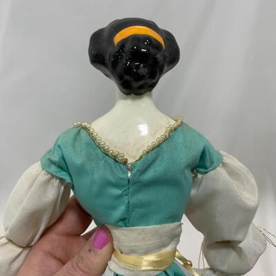 [170] VINTAGE | Ceramic Doll | Nice Features!