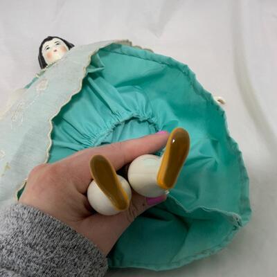 [170] VINTAGE | Ceramic Doll | Nice Features!