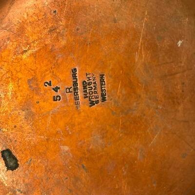 Lot 279 Copper Kettle & 2 Fondues Meersburg Handwrought Germany