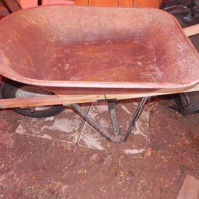 LOT 75 WHEELBARROW  &  HAND DOLLIE