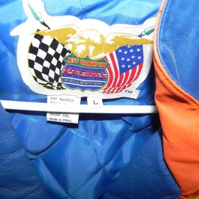 LOT 104 TIDE RACING LEATHER COAT