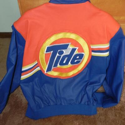 LOT 104 TIDE RACING LEATHER COAT