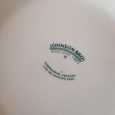 Lot #61  2 Pieces of Johnson Bros. Mulberry Transfer Ware