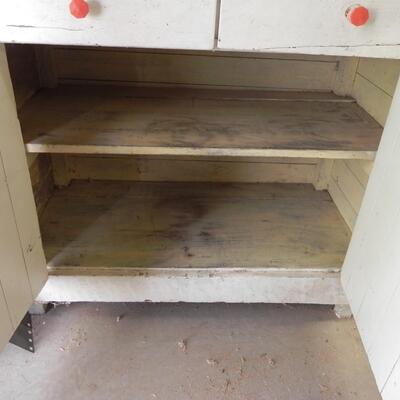 LOT 43 VINTAGE FARM CABINET