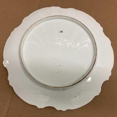 Pair of Large Porcelain Wall Charger Plates 12â€-13â€