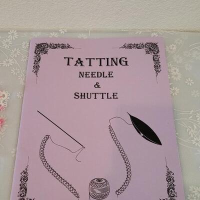 Lot 190: Tatting Books, Needle, Shuttle and My Little House Sewing Book