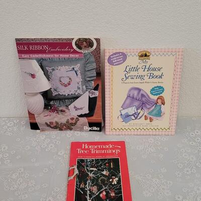Lot 191: Sewing Books and Homemade Tree Trimmings Book