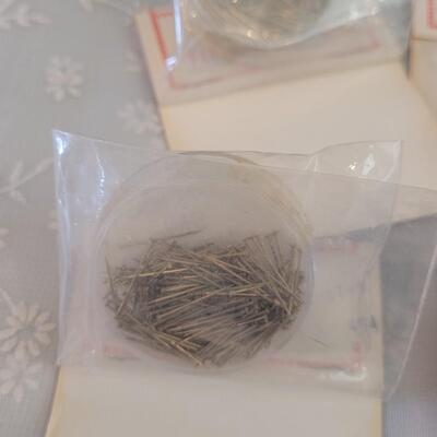 Lot 192: Sewing and Crafting Pins and Organizer Box Lot