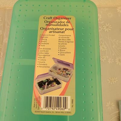 Lot 192: Sewing and Crafting Pins and Organizer Box Lot