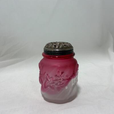 [172] ANTIQUE | 1890s | Northwood | Royal Ivy Frosted Sugar Shaker