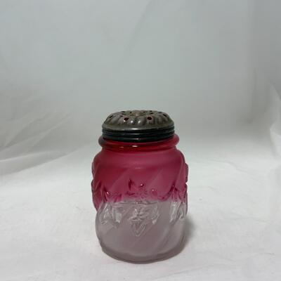 [172] ANTIQUE | 1890s | Northwood | Royal Ivy Frosted Sugar Shaker