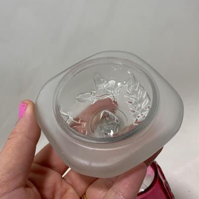 [174] ANTIQUE | 1890s | Northwood | Royal Ivy Frosted & Clear | Covered
