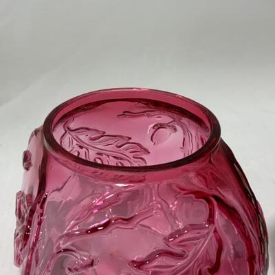 [174] ANTIQUE | 1890s | Northwood | Royal Ivy Frosted & Clear | Covered
