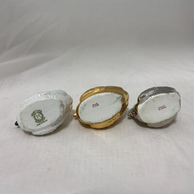 [176] VINTAGE | 3 Swan Salt Cellars | Dip | Noritake