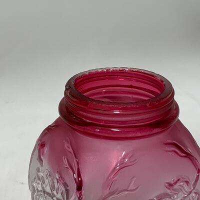 [178] ANTIQUE | 1890s | Northwood | Royal Ivy Frosted | Sugar Shaker