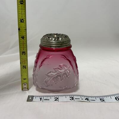 [178] ANTIQUE | 1890s | Northwood | Royal Ivy Frosted | Sugar Shaker