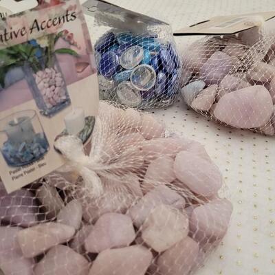Lot 210: New Hallmark Deco Bowl + Accent Rock Bundles 