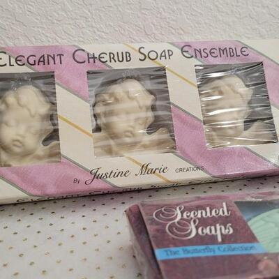 Lot 211: (3) Vintage Scented Soap Bundles 
