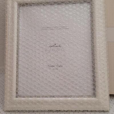 Lot 215: New Hallmark White Wood 8x10 Frame 