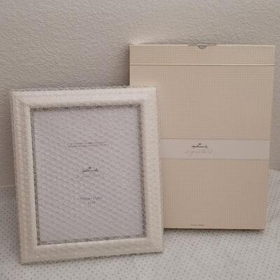 Lot 215: New Hallmark White Wood 8x10 Frame 