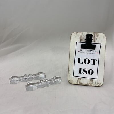 [180] VINTAGE | Sevres Cristal | Knife Rests