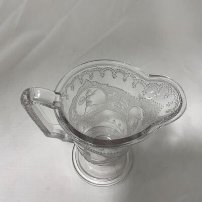 [183] ANTIQUE | 1870s | Minerva Pattern | Covered Butter & Creamer