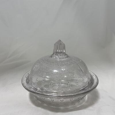 [183] ANTIQUE | 1870s | Minerva Pattern | Covered Butter & Creamer