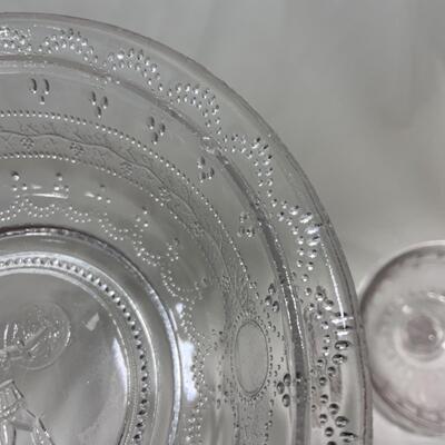 [183] ANTIQUE | 1870s | Minerva Pattern | Covered Butter & Creamer
