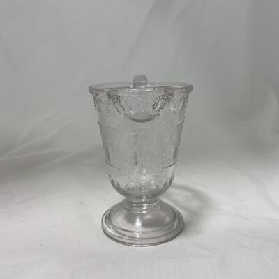 [183] ANTIQUE | 1870s | Minerva Pattern | Covered Butter & Creamer