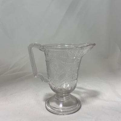 [183] ANTIQUE | 1870s | Minerva Pattern | Covered Butter & Creamer