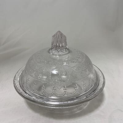 [183] ANTIQUE | 1870s | Minerva Pattern | Covered Butter & Creamer
