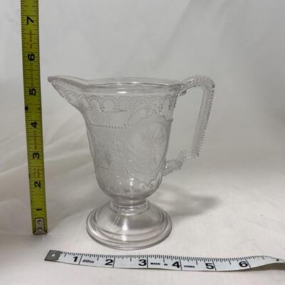 [183] ANTIQUE | 1870s | Minerva Pattern | Covered Butter & Creamer