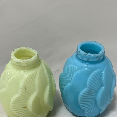 [185] ANTIQUE | 1890s | Dithridge | Sunset Pattern | Salt & Pepper Shakers
