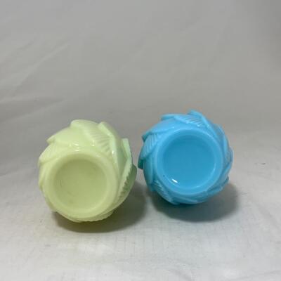 [185] ANTIQUE | 1890s | Dithridge | Sunset Pattern | Salt & Pepper Shakers